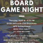 Board Game Night on April 18, 2024